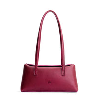 Orchid | Leather bowler bag with magnetic closure