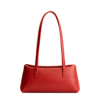 Ruby | Leather bowler bag with magnetic closure