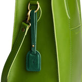 Bacalar | Simple oval tab tassel with Sam Browne closure on a bag