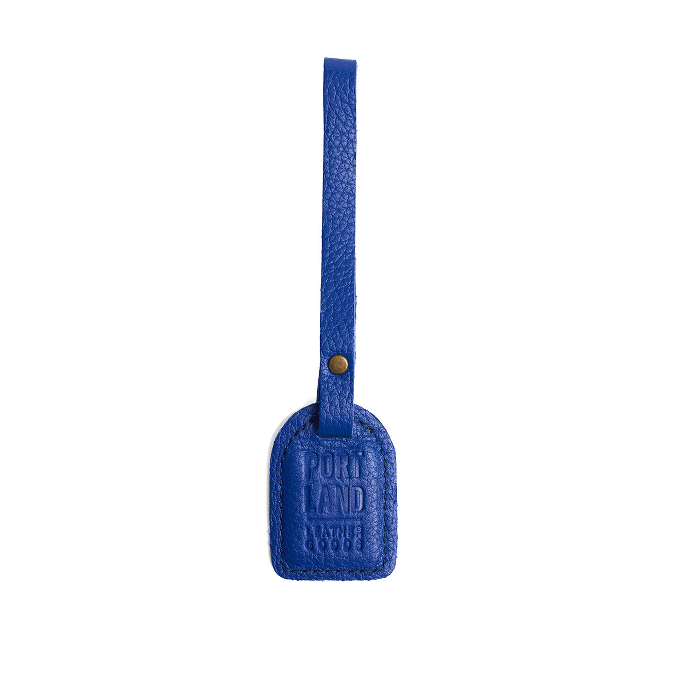 Molino Blue | Simple oval tab tassel with Sam Browne closure