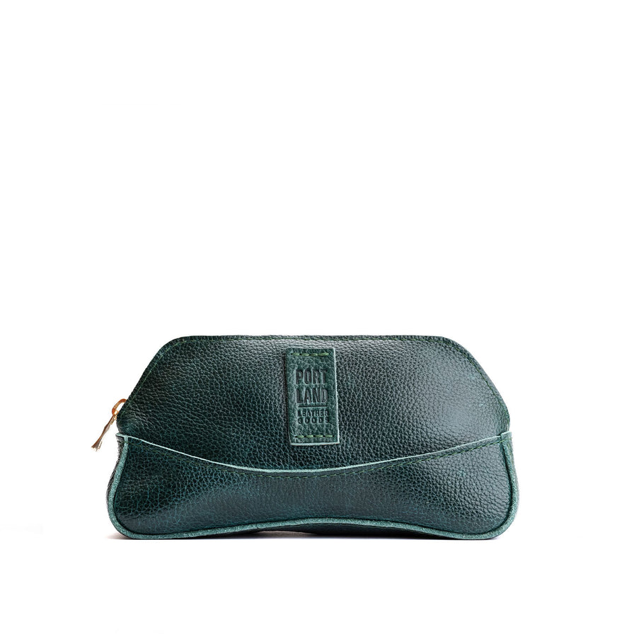 BEARN COMPACT WALLET 12 IN GREEN FOREST EPSOM LEATHER