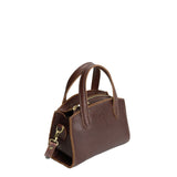 Coldbrew Mini | Leather tote bag with handles, adjustable crossbody strap, zipper top, and a back pocket