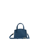 Deep Water Mini | Leather tote bag with handles, adjustable crossbody strap, zipper top, and a back pocket