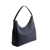Night Owl Large | U-shaped, flat-bottomed leather shoulder bag with adjustable strap