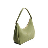 Laurel Medium | U-shaped, flat-bottomed leather shoulder bag with adjustable strap