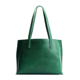 Bacalar Medium | Leather tote bag with interior snap key loop