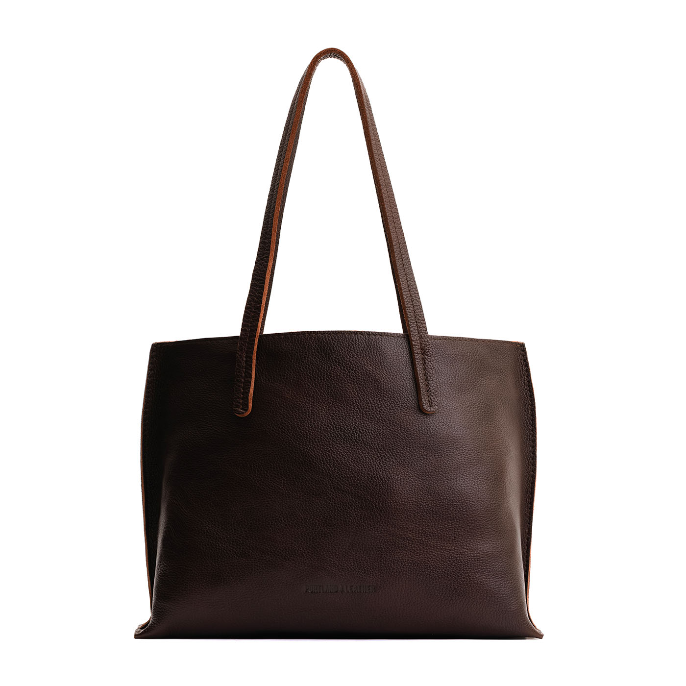 Coldbrew*Medium | Leather tote bag with interior snap key loop