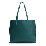 Sea Glass Large | Leather tote bag with interior snap key loop
