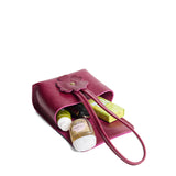 Orchid | Wristlet pouch with loop strap and a flower design