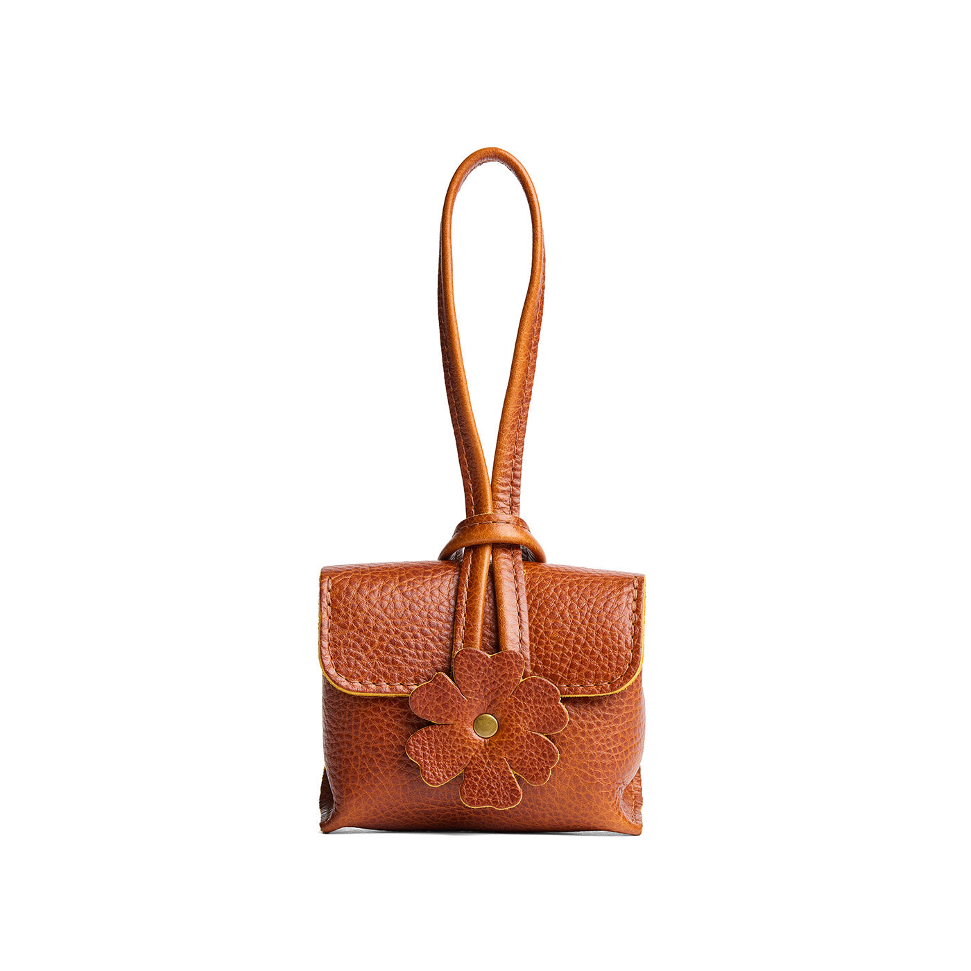 Sienna | Wristlet pouch with loop strap and a flower design