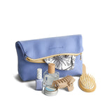 Aster | Closed folded zipper pouch with items