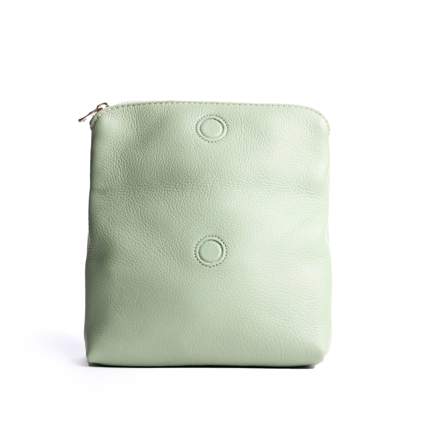 Pistachio | Open folded zipper pouch