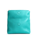 Seafoam | Open folded zipper pouch