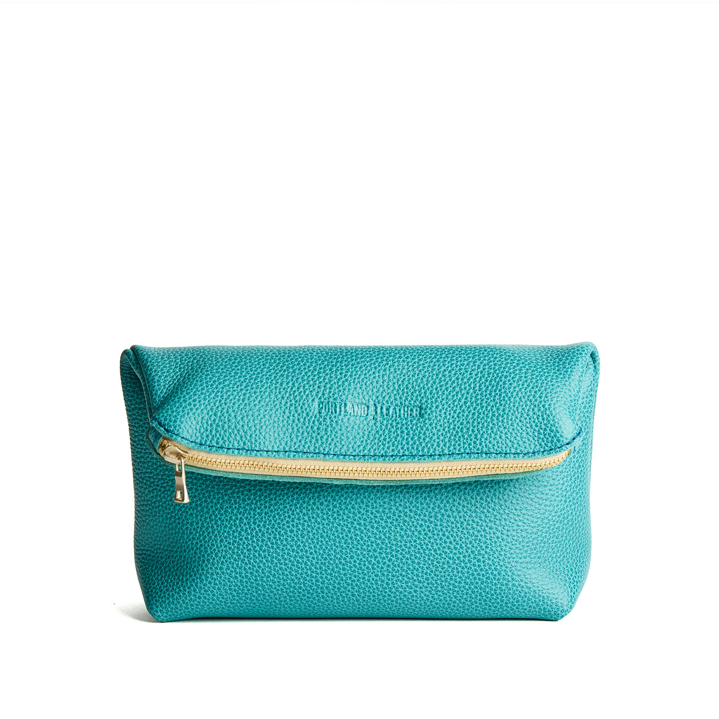 Seafoam | Closed folded zipper pouch