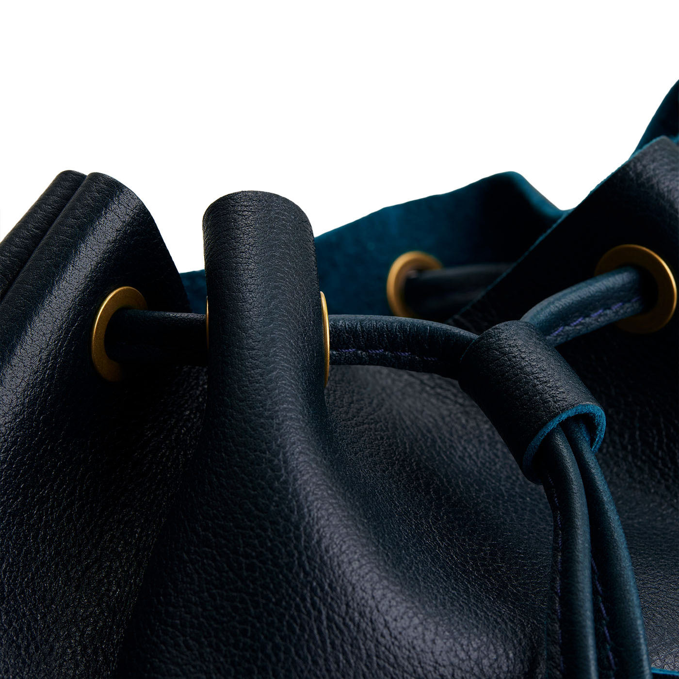 cheap leather drawstring backpack Bucket Backpack, Boreal