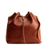 Nutmeg Large | Slouchy crossbody bag with leather drawstring closure