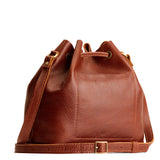 Nutmeg Large | Slouchy crossbody bag with leather drawstring closure