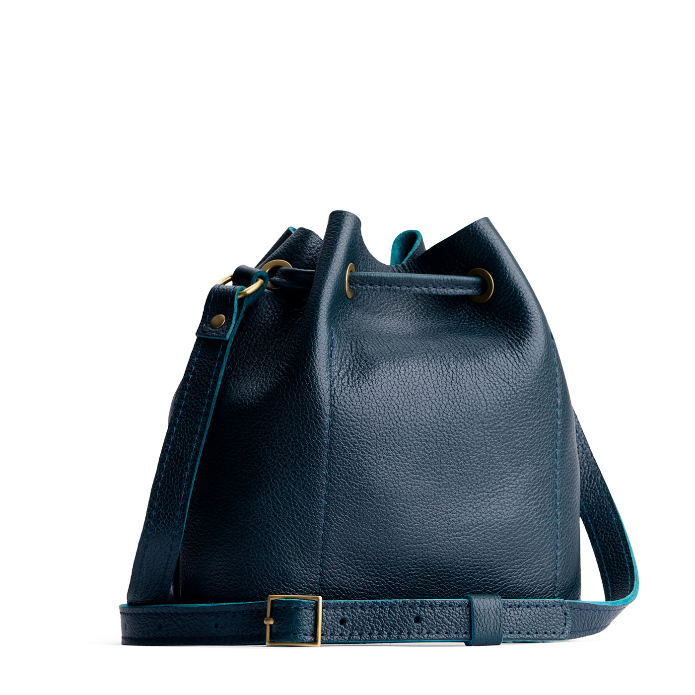Boreal*Small | Slouchy crossbody bag with leather drawstring closure