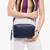 Cobalt Large | Mid-size rectangular crossbody with adjustable strap