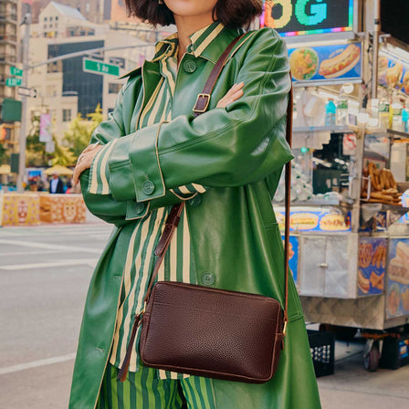 Coldbrew*Small | Petite rectangular crossbody with adjustable strap