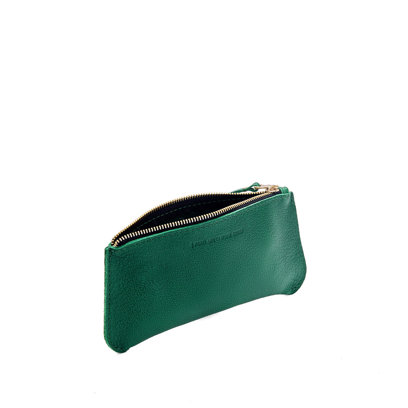 Bacalar*Large | Small pouch with a top zipper and unique curved bottom