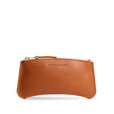 Honey Large | Small pouch with a top zipper and unique curved bottom