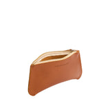 Honey Large | Small pouch with a top zipper and unique curved bottom