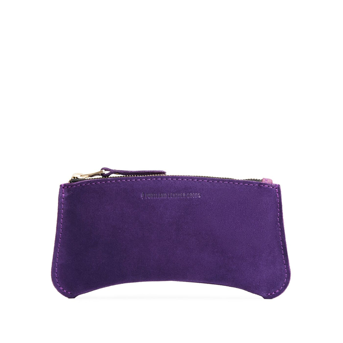 Imperial*Large | Small pouch with a top zipper and unique curved bottom