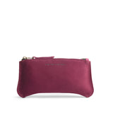 Superbloom Large | Small pouch with a top zipper and unique curved bottom