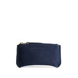 Alaska Blue Small | Small pouch with a top zipper and unique curved bottom