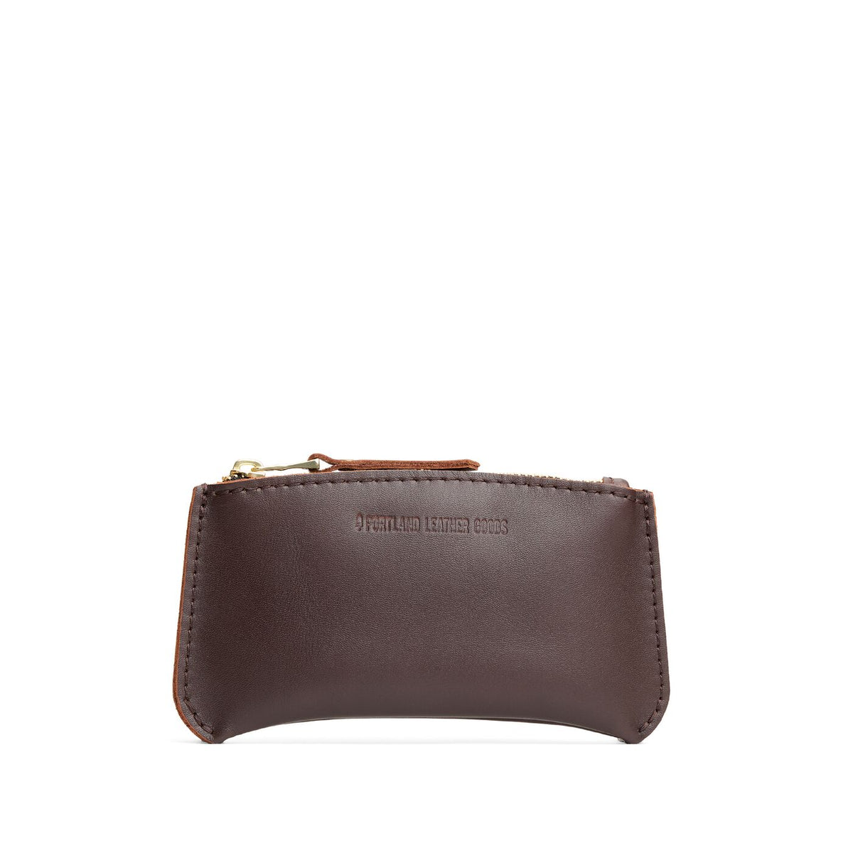Grizzly*Small | Small pouch with a top zipper and unique curved bottom