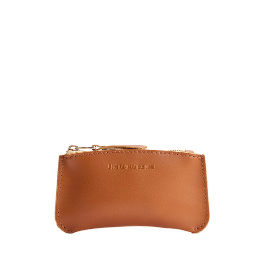 Honey*Small | Small pouch with a top zipper and unique curved bottom