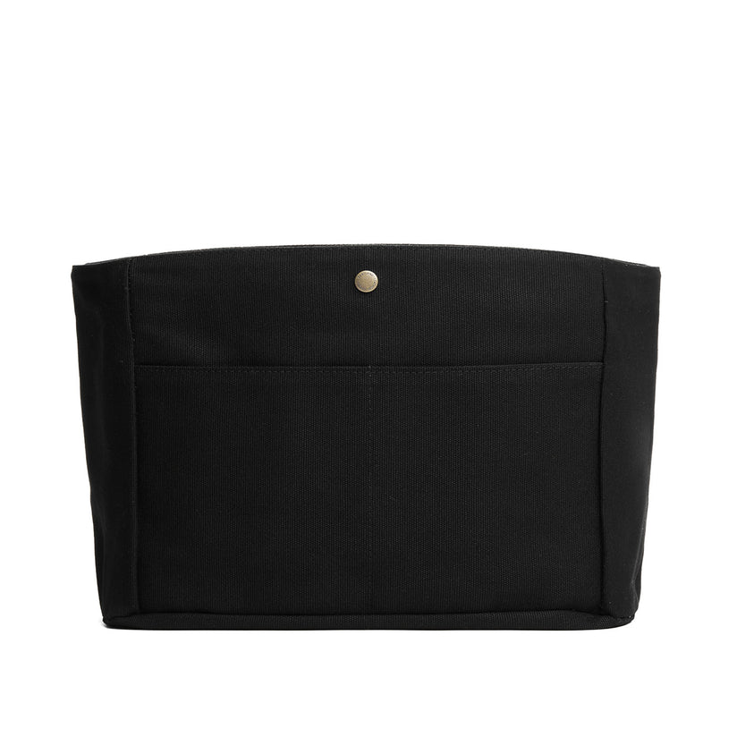 Black*Classic*Large | Large canvas bag insert for organization