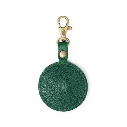 Bacalar | Circle-shaped airtag holder keychain with a swivel lobster clasp