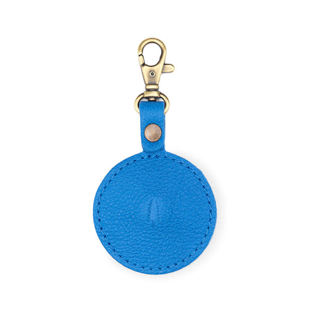 Skydive | Circle-shaped airtag holder keychain with a swivel lobster clasp