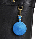 Skydive | Heart-shaped airtag holder keychain with a swivel lobster clasp on bag
