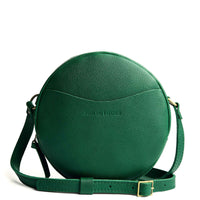 Bacalar*Large | Circle shaped crossbody bag with top zipper