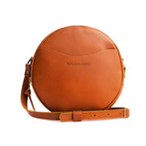 Honey Large | handmade leather purse circle bag