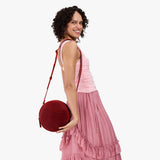 Phoenix Large | Circle shaped crossbody bag with top zipper