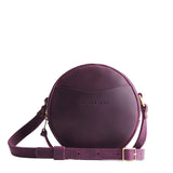 Larkspur Small | Circle shaped crossbody bag with top zipper