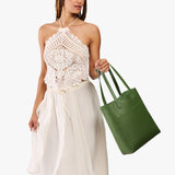 Cactus Classic | Medium Tote with dual shoulder straps and crossbody strap