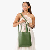 Cactus Classic | Medium Tote with dual shoulder straps and crossbody strap