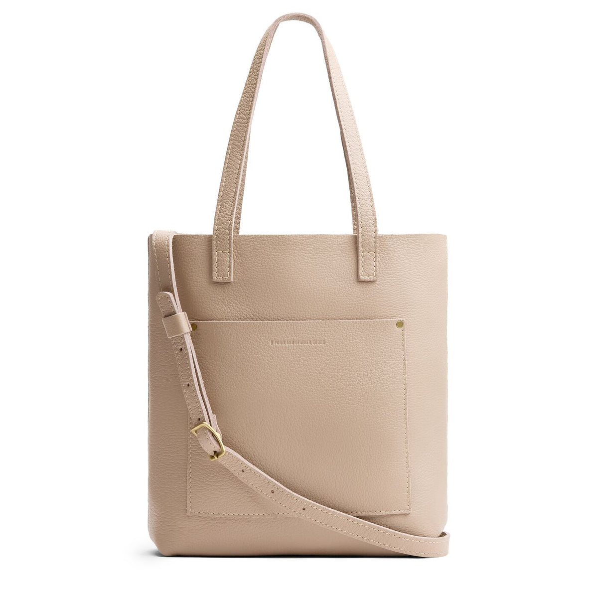 Oatmilk*Classic | Medium Tote with dual shoulder straps and crossbody strap