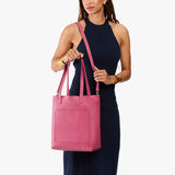 Wild Rose Classic | Medium Tote with dual shoulder straps and crossbody strap