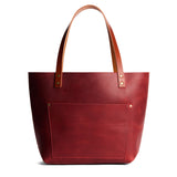 Phoenix Classic | Large leather tote bag with sturdy bridle handles and front pocket