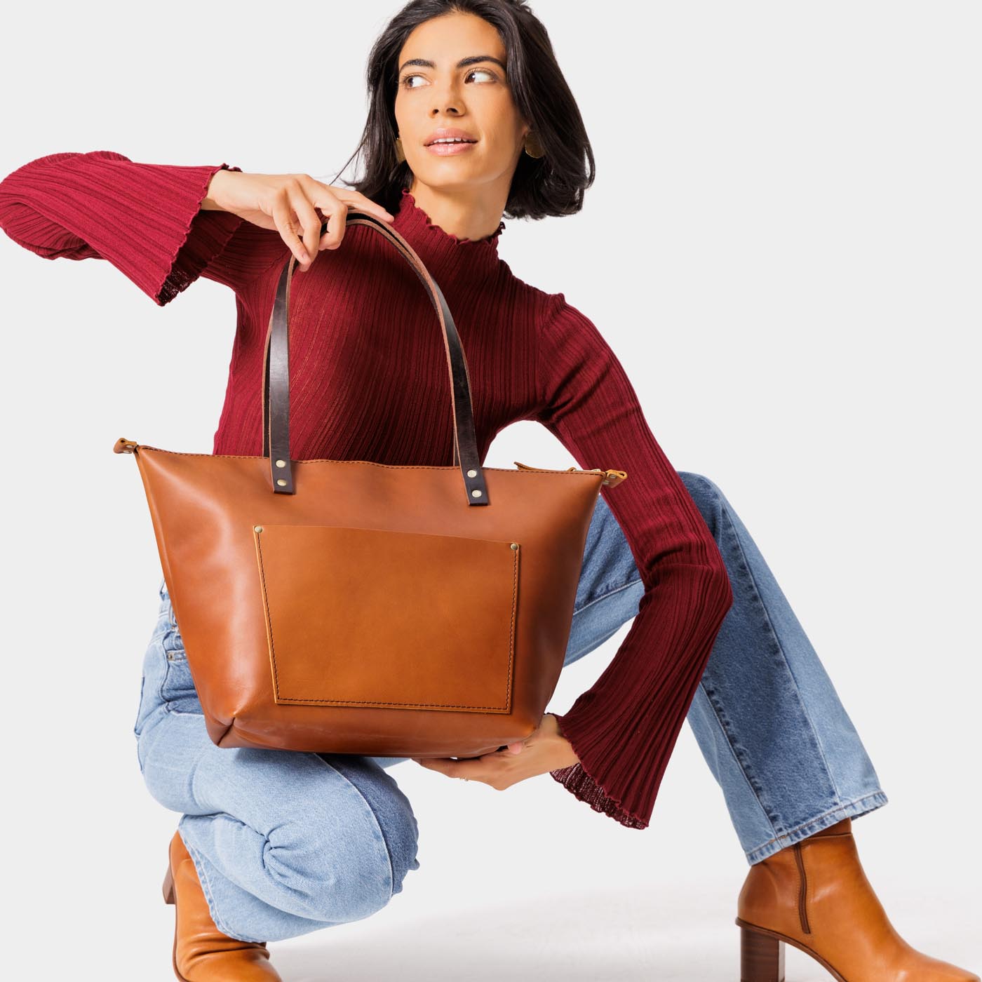 Classic Leather Tote  Portland Leather Goods