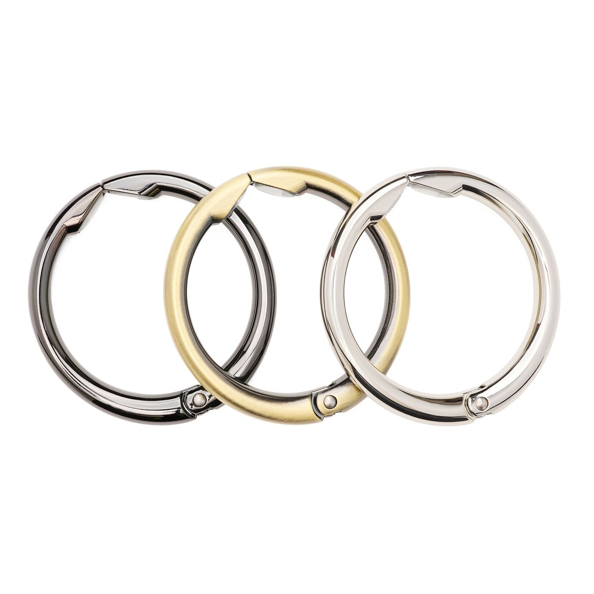 All Variants | Three circular metal purse hangers