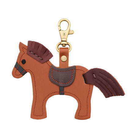 Clyde | Horse keychain on a white background