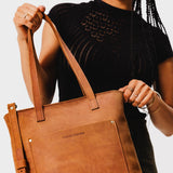 Dakota Zipper | Medium Tote with dual shoulder straps and crossbody strap