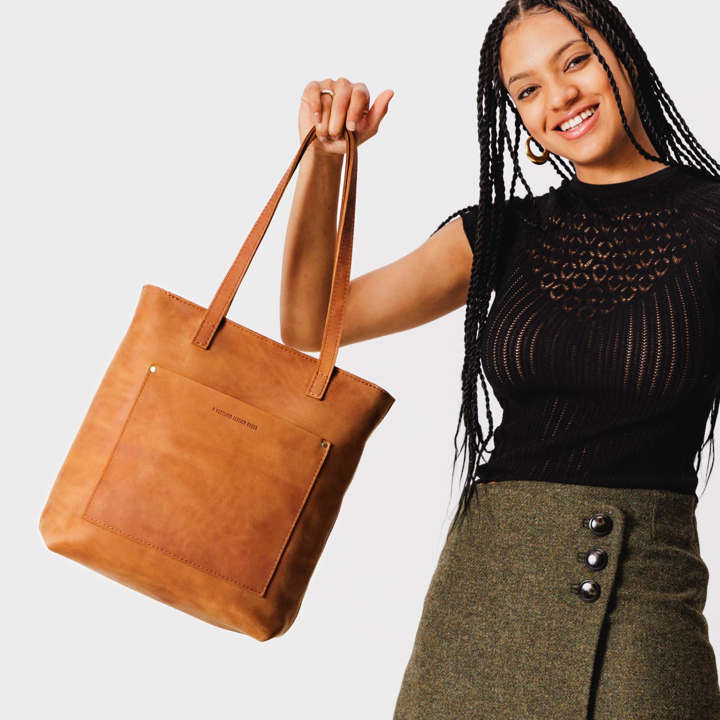 Dakota*Zipper | Medium Tote with dual shoulder straps and crossbody strap